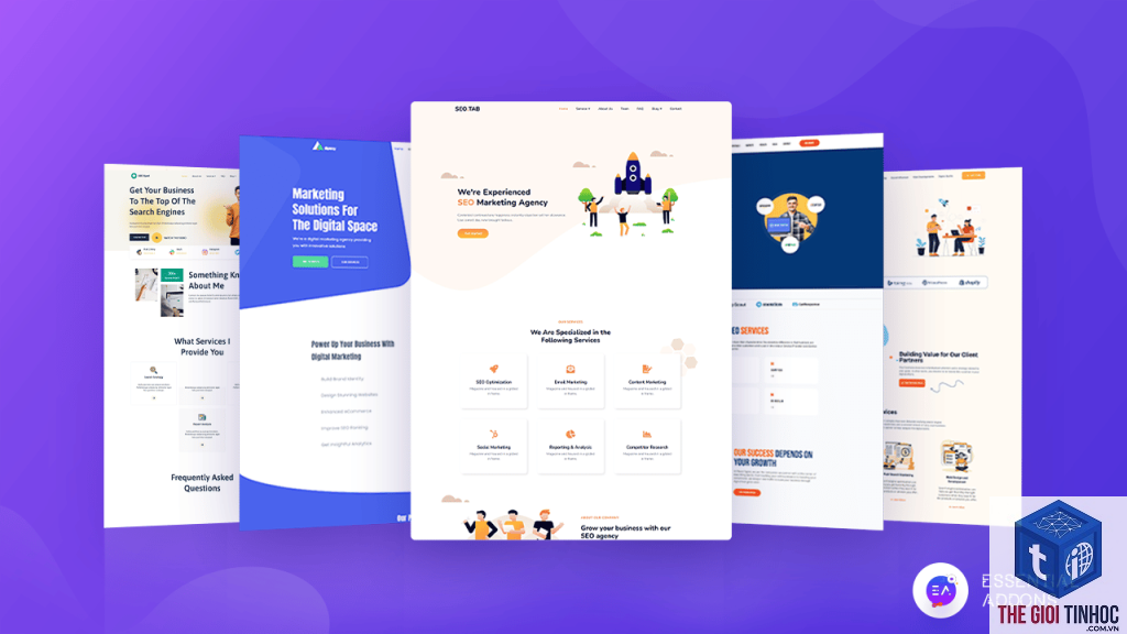 agency template elementor