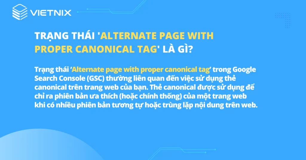 alternate page with proper canonical là gì