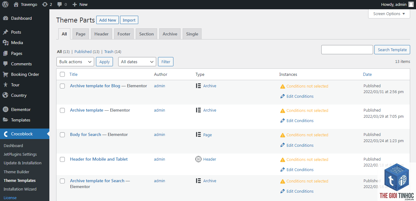 archive template elementor - Hình 5