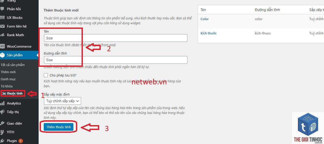 biến thể sản phẩm woocommerce - Hình 2