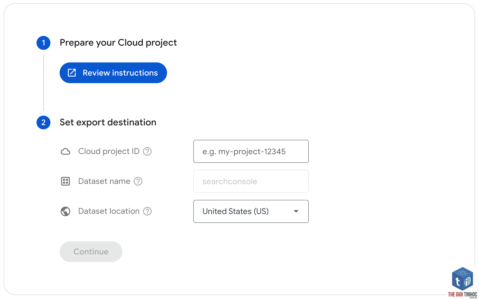 bigquery export search console là gì - Hình 5
