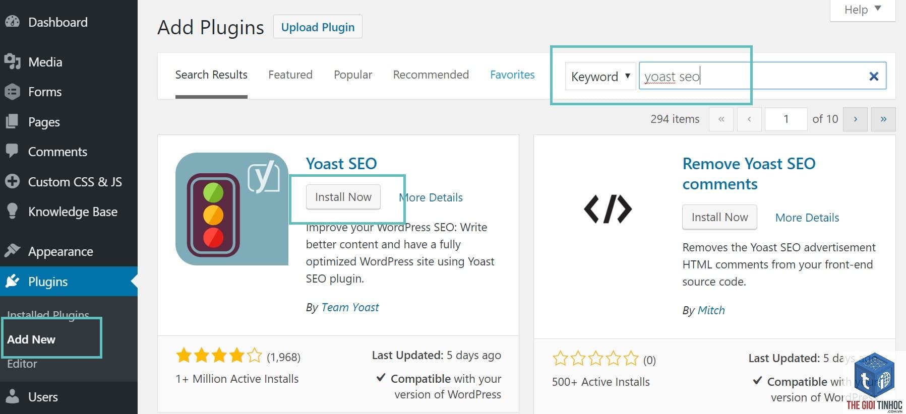cài đặt plugin wordpress - Hình 2