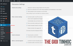 cấu hình bình luận wordpress