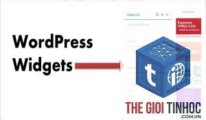 cấu hình widget wordpress