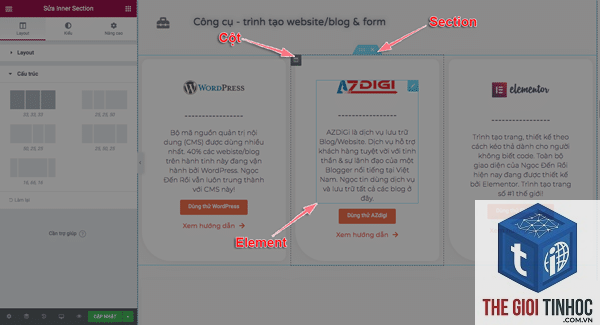 cấu trúc giao diện elementor - Hình 4