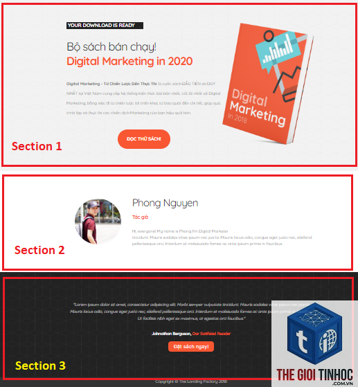 cấu trúc landing page elementor - Hình 4