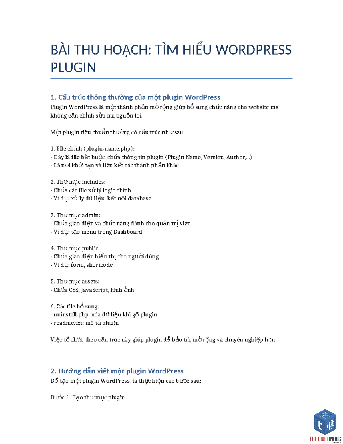 cấu trúc plugin wordpress - Hình 4