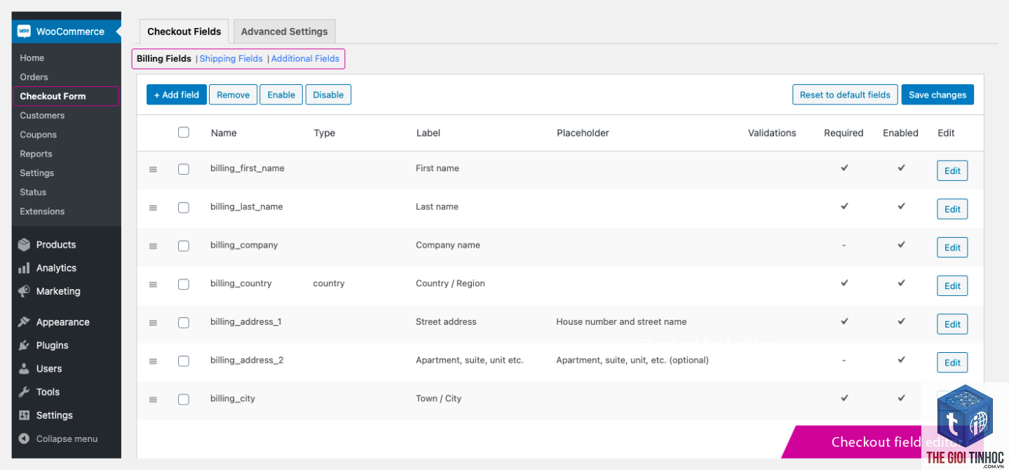 checkout fields woocommerce - Hình 4