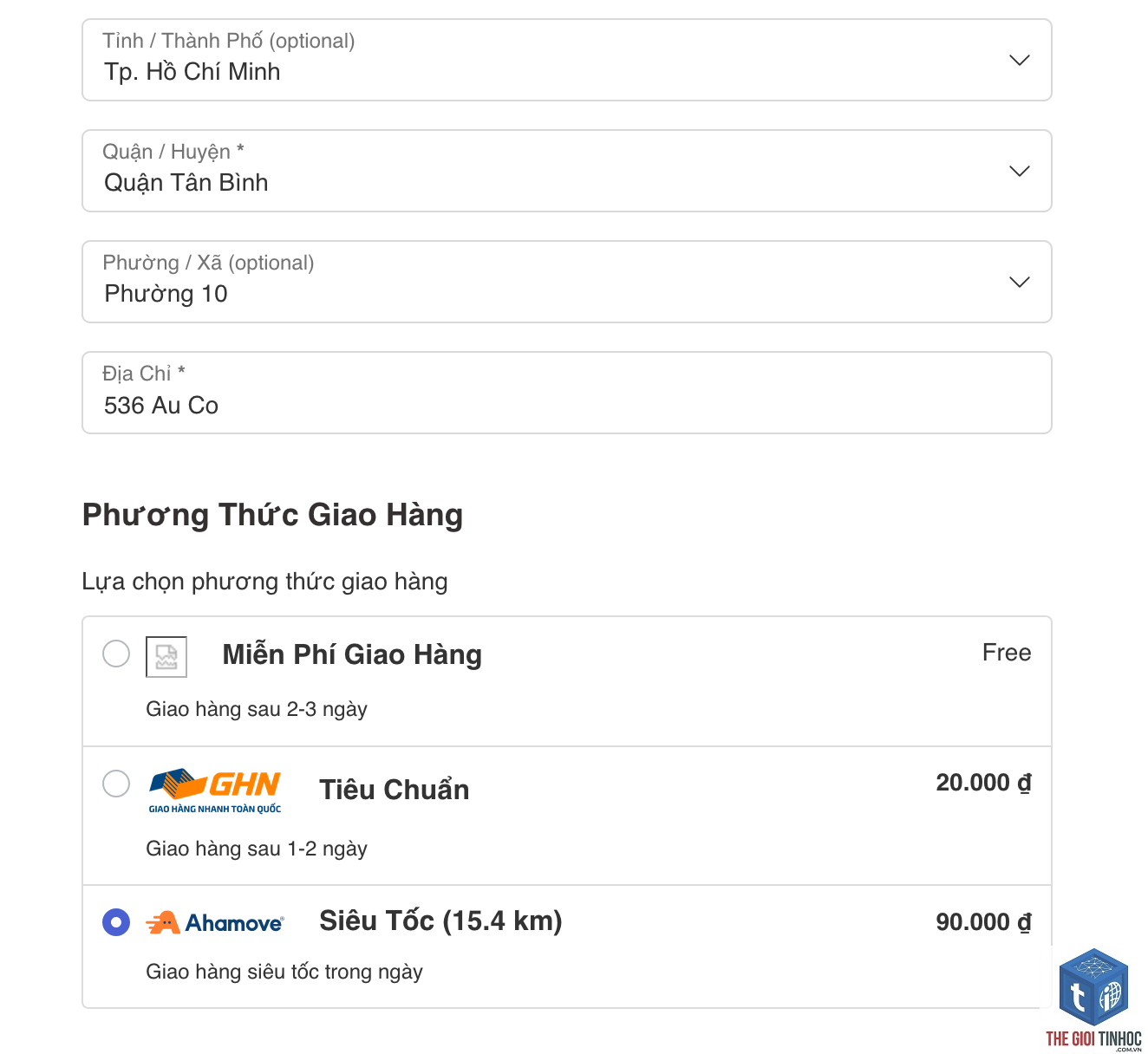 chi phí vận chuyển woocommerce - Hình 3