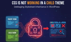 child theme enqueue css lỗi