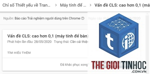 cls trong search console là gì
