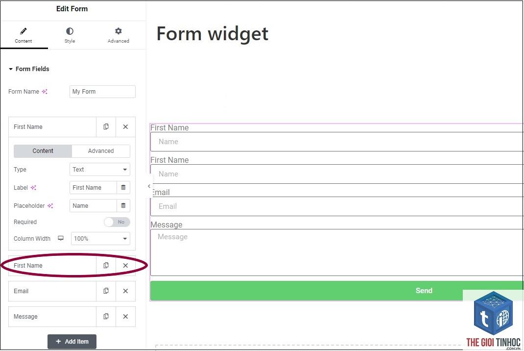 contact form elementor - Hình 3