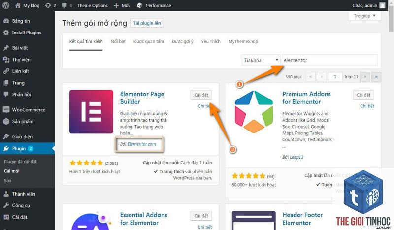 container elementor là gì