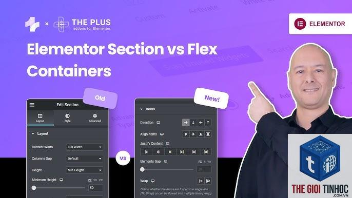container vs section elementor - Hình 4