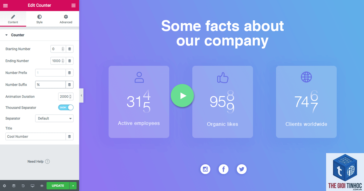 counter widget elementor - Hình 1