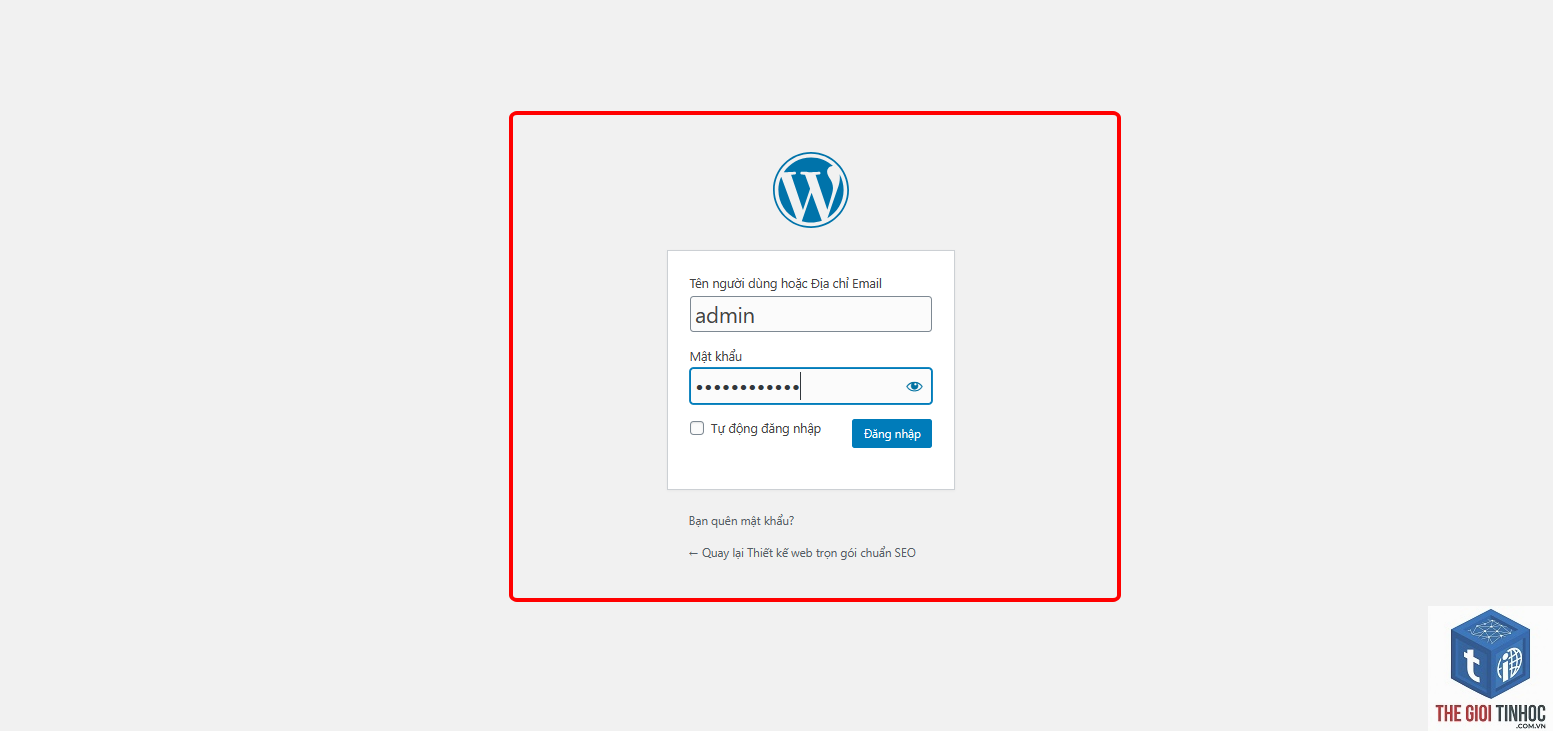đăng nhập wordpress - Hình 4
