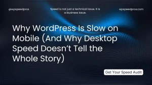 desktop speed wordpress