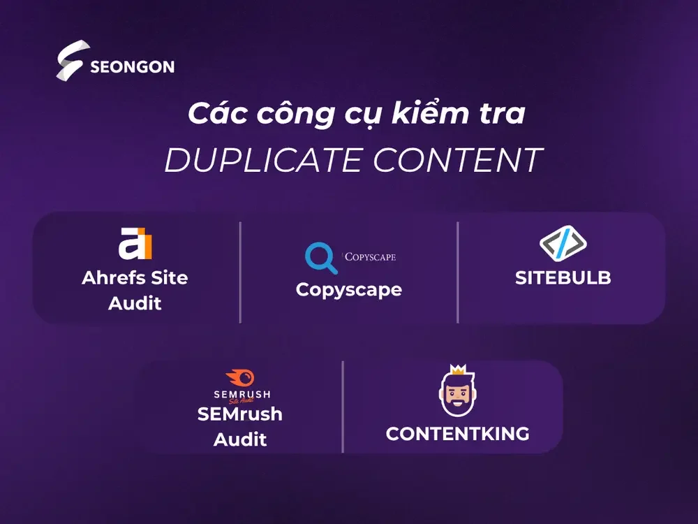duplicate content trong ahrefs là gì