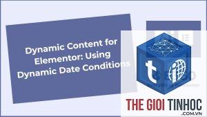 dynamic date elementor