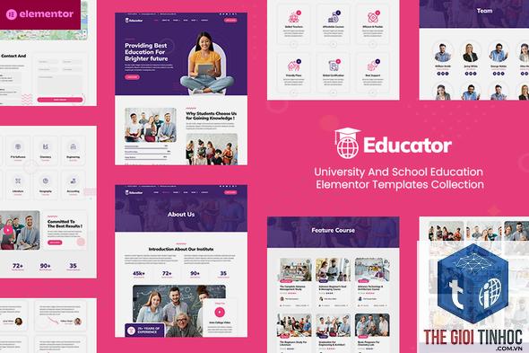 education template elementor