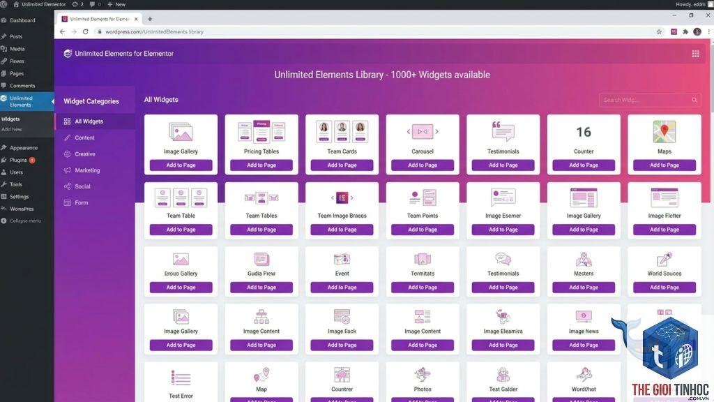 elementor asset quá lớn