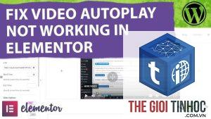 elementor autoplay lỗi