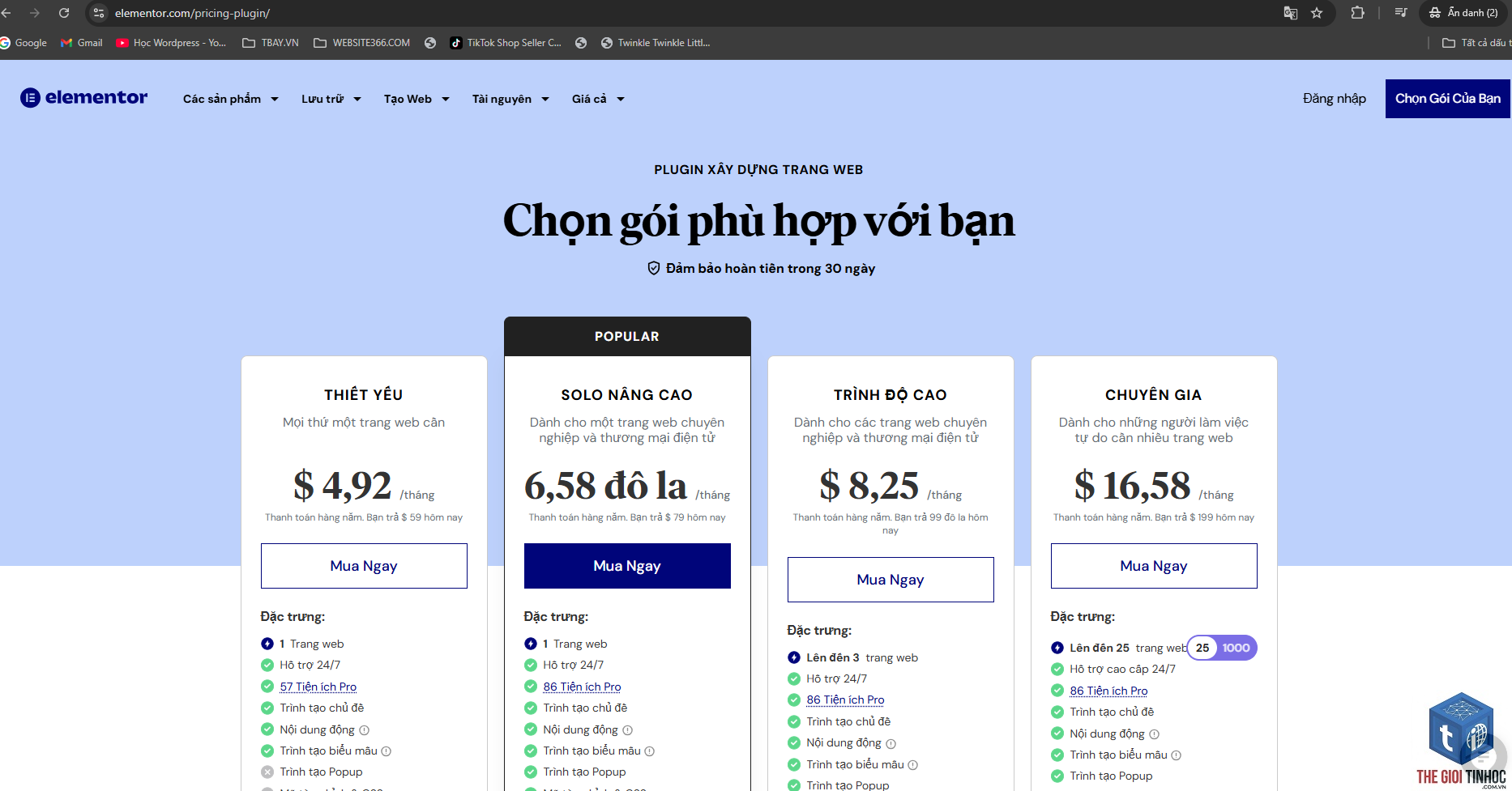 elementor có miễn phí không - Hình 4