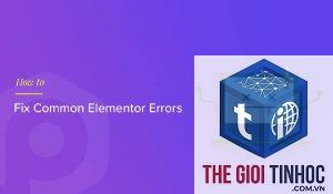 elementor column lỗi