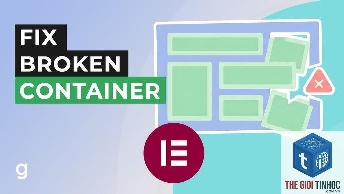 elementor container lỗi - Hình 1