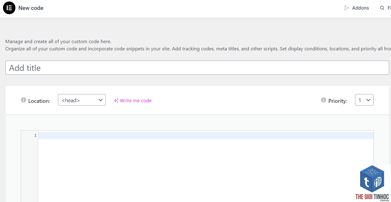 elementor custom code - Hình 4