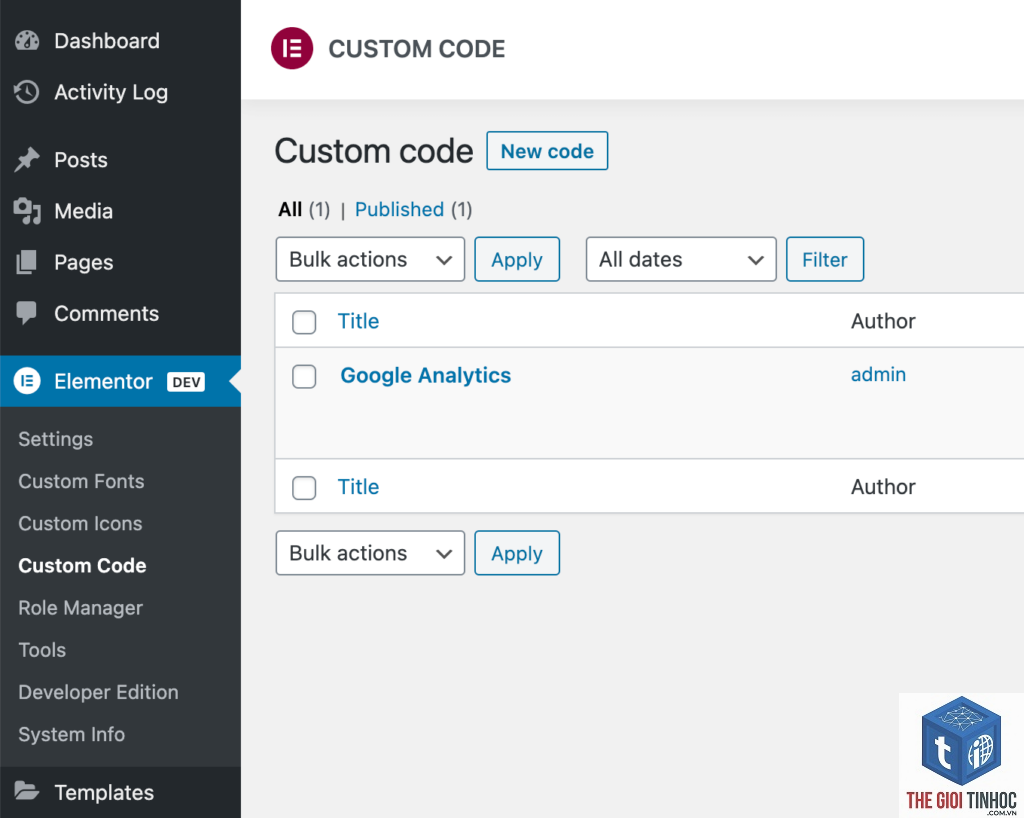 elementor custom code - Hình 5