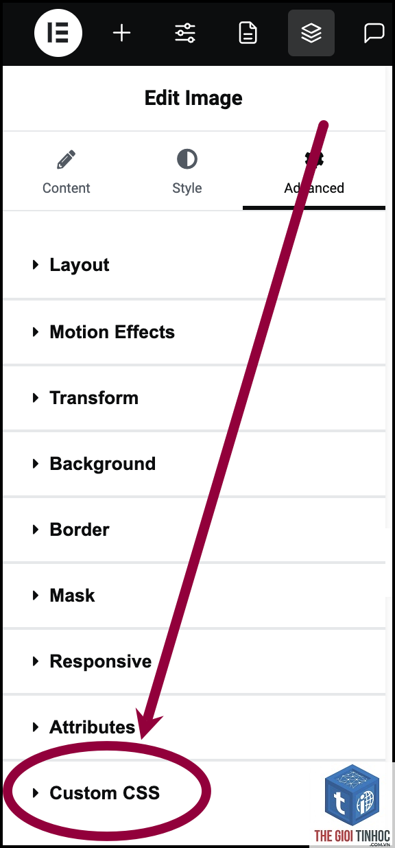 elementor custom css - Hình 5