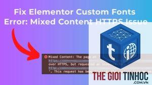elementor custom fonts lỗi