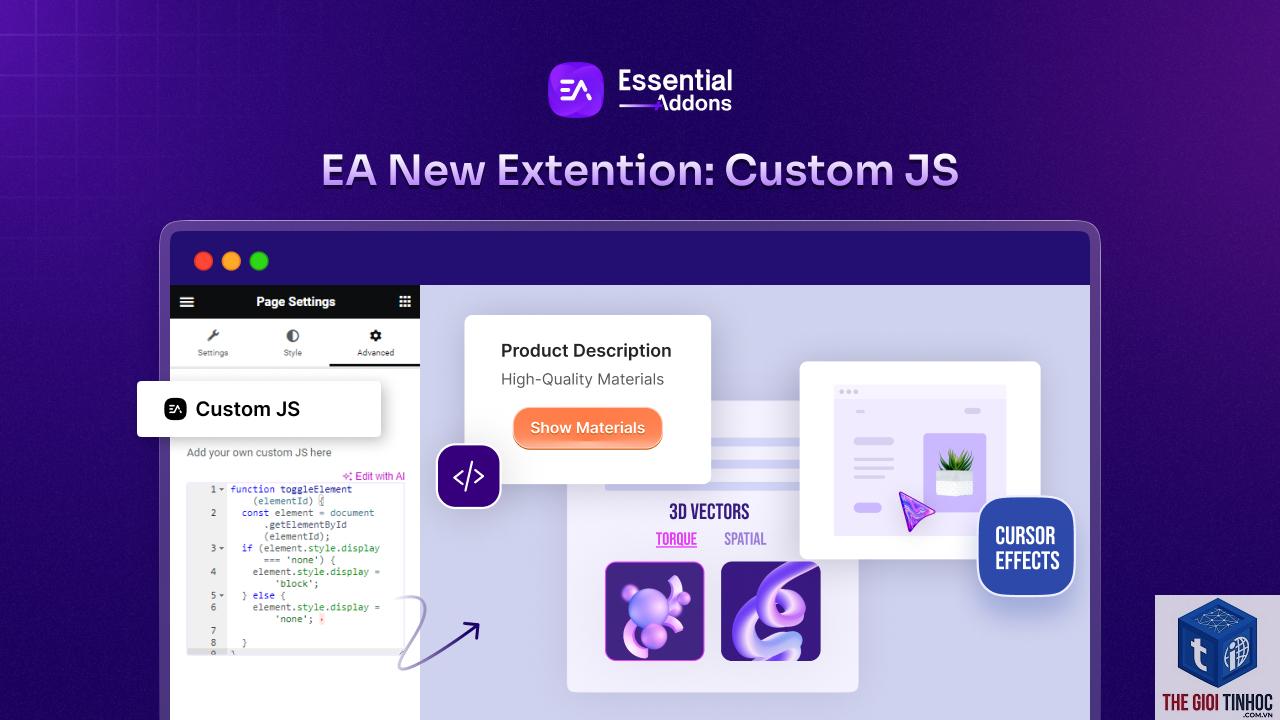 elementor custom javascript - Hình 4
