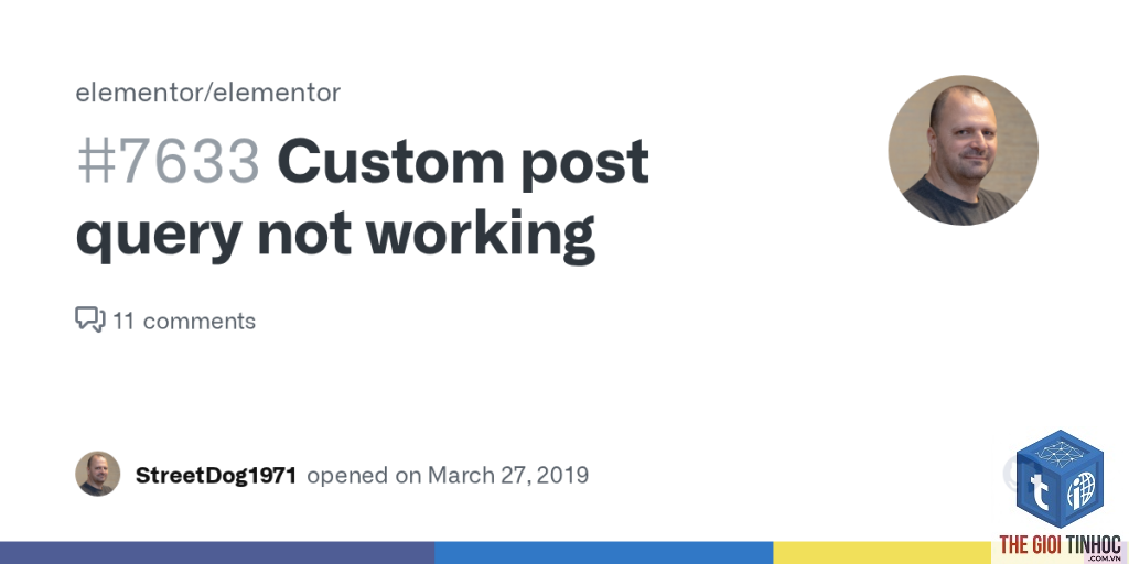 elementor custom query lỗi
