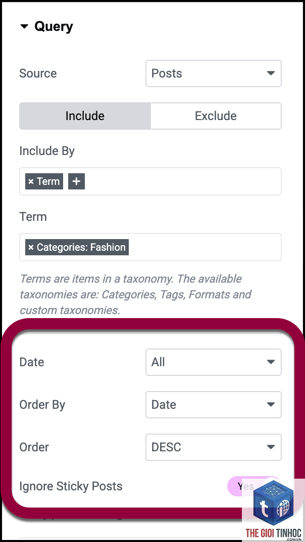 elementor custom query lỗi - Hình 5