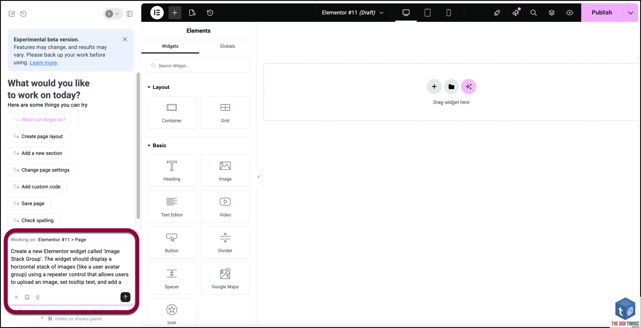 elementor custom widget