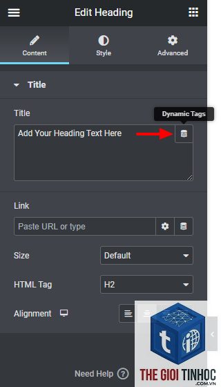 elementor dynamic tags api