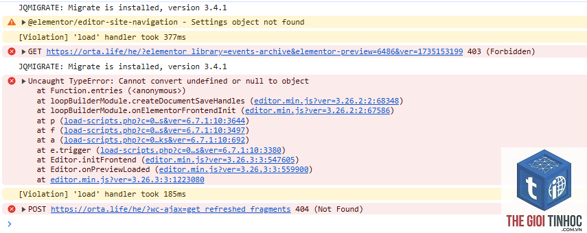 elementor editor ajax error - Hình 5