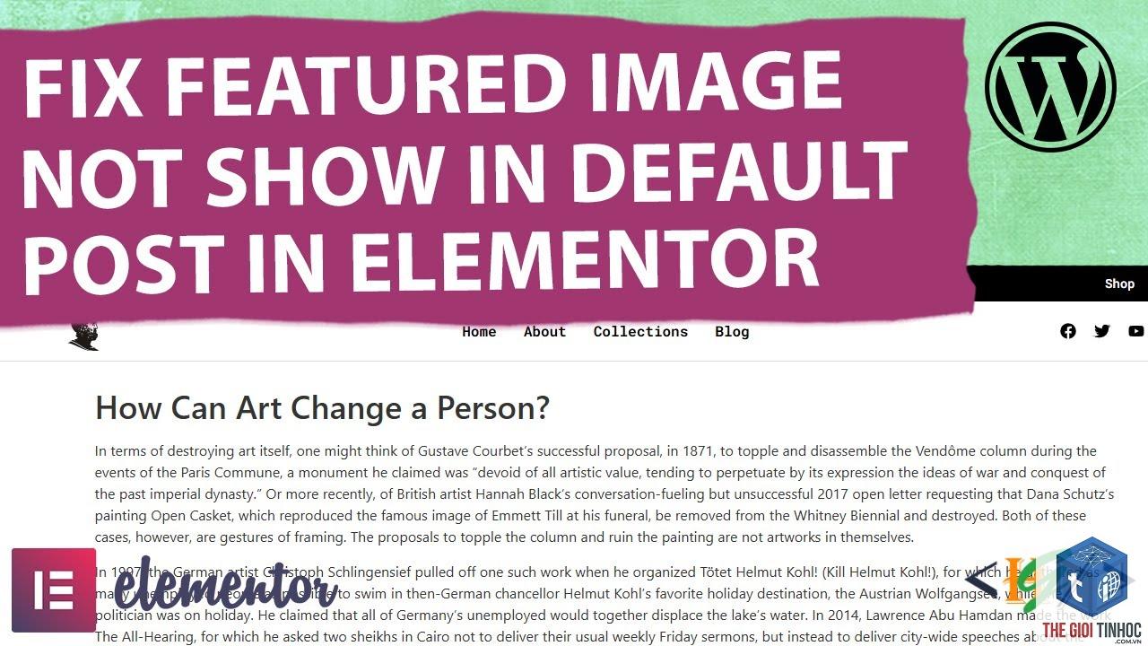 elementor featured image lỗi - Hình 1