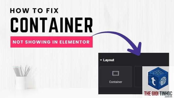 elementor flexbox container lỗi