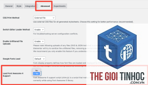 elementor font lỗi