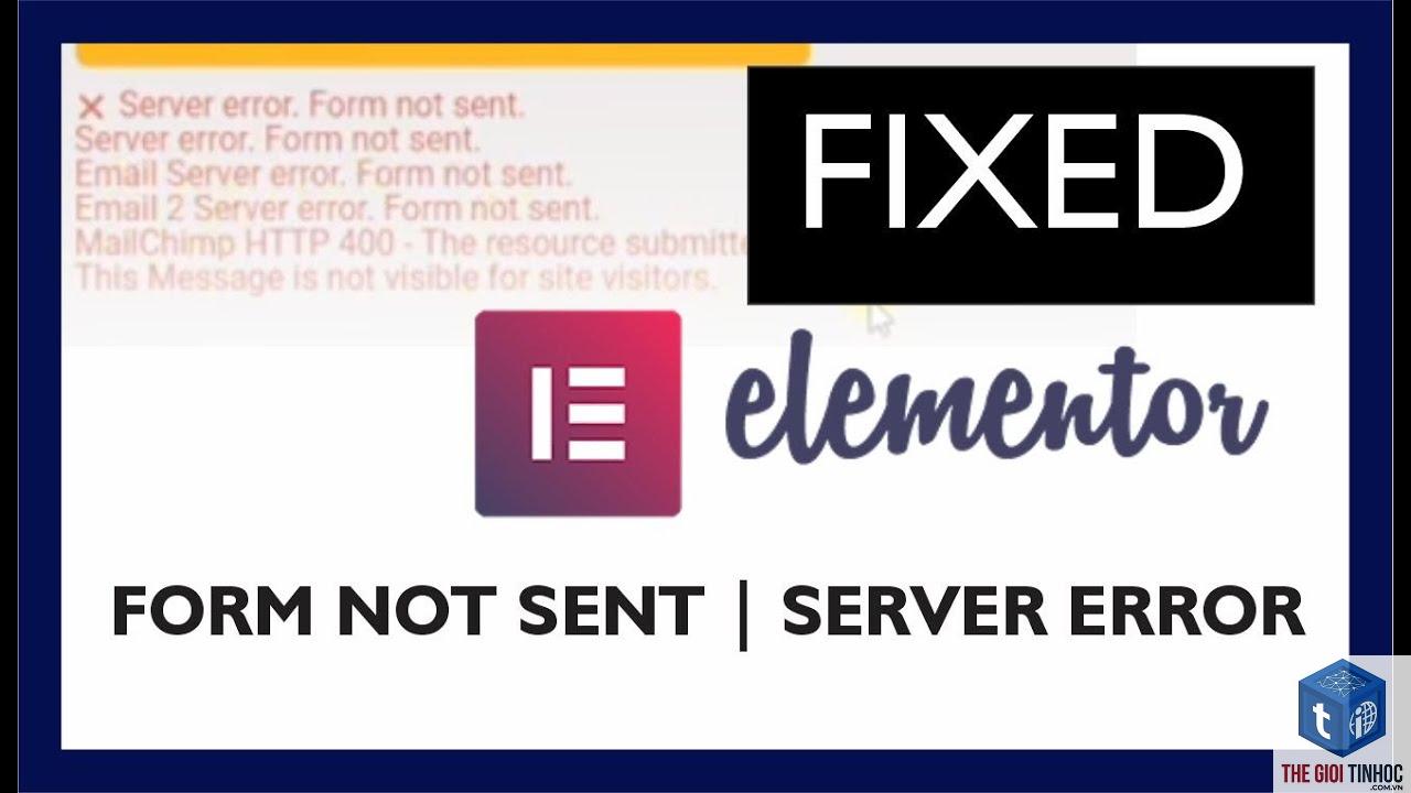elementor form email lỗi - Hình 2