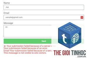 elementor form email lỗi