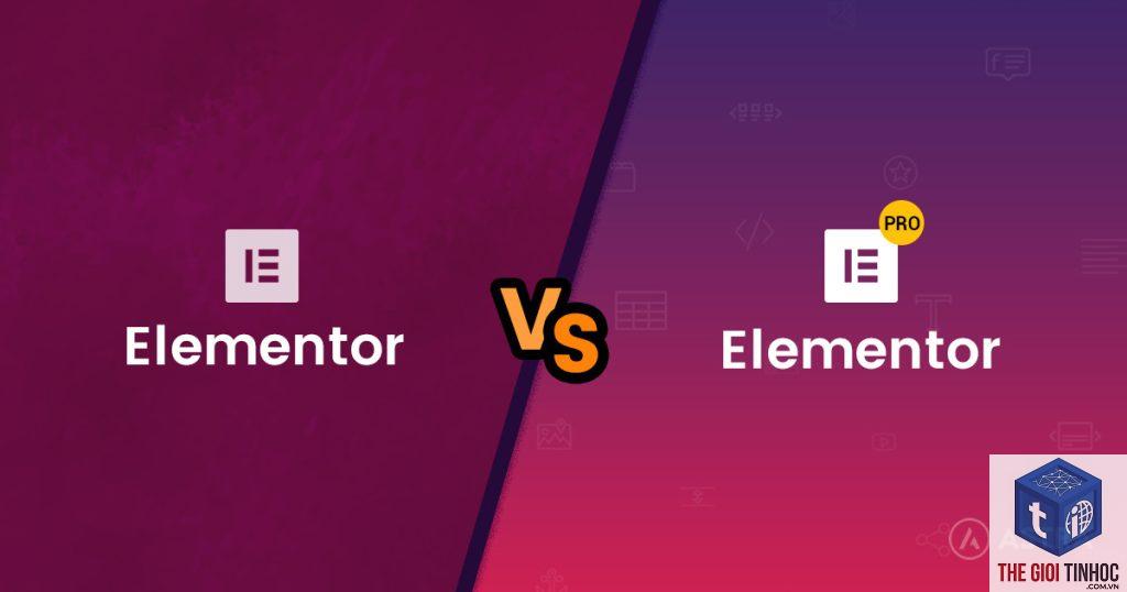 elementor free vs pro