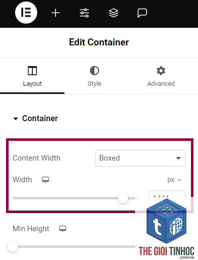 elementor margin lỗi