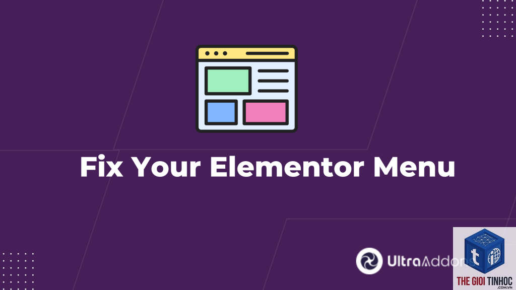 elementor nav menu lỗi