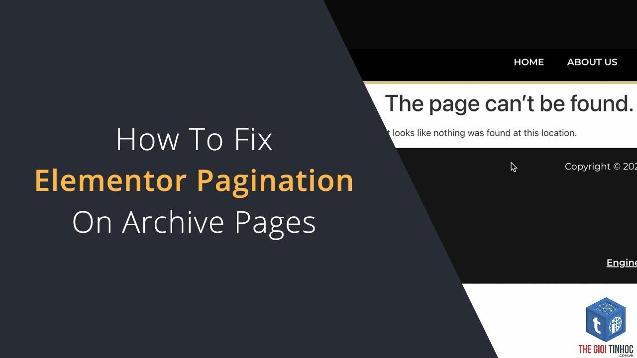 elementor pagination lỗi - Hình 2