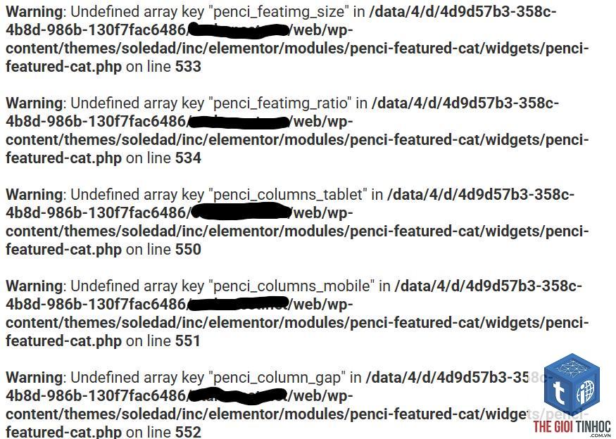 elementor php warning - Hình 3
