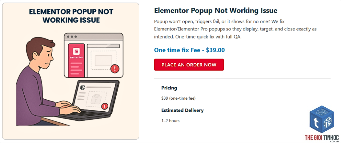 elementor popup animation lỗi - Hình 5